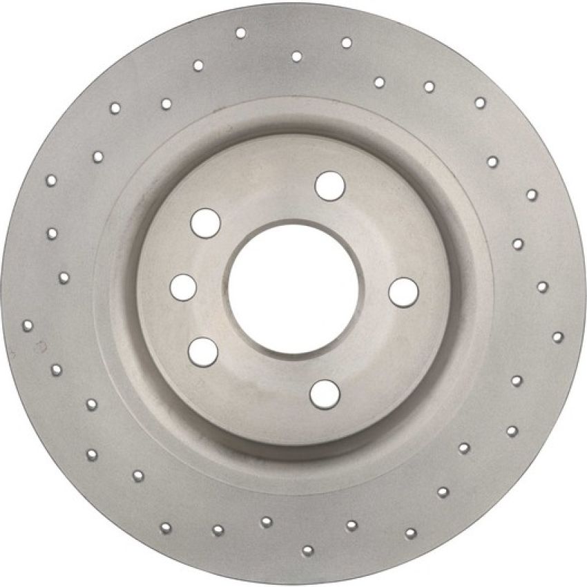 Brembo 08.9975.1X Premium UV Coated Rear Xtra Cross Drilled Brake Rotor