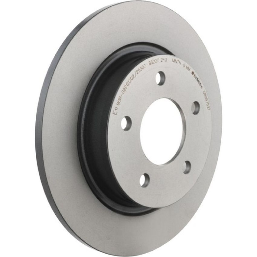 Brembo KT00513 Brembo ceramic brake pad and UV coated solid  brake disc kit