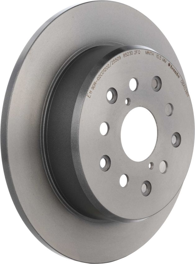 Brembo 08.A038.11 Brembo UV Coated Solid Brake Rotor