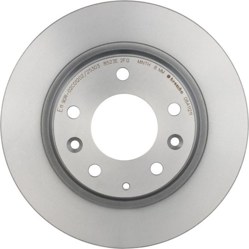Brembo 08.A112.11 Brembo UV Coated Solid Brake Rotor