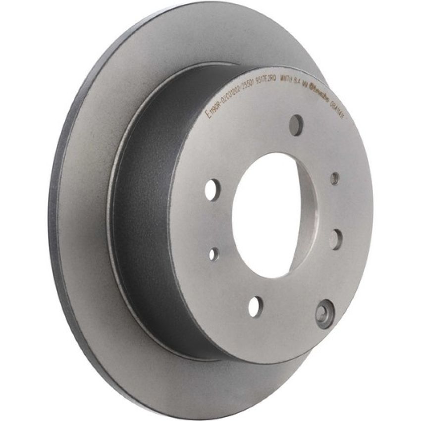 Brembo 08.A114.11 Brembo UV Coated Solid Brake Rotor