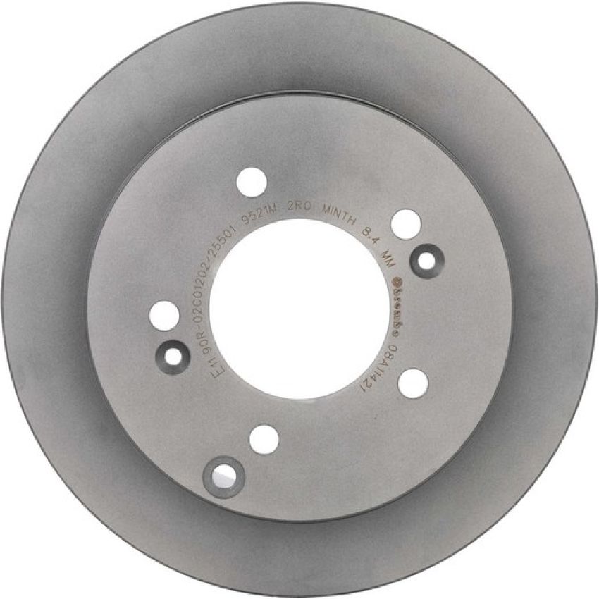Brembo 08.A114.21 Brembo UV Coated Solid Brake Rotor