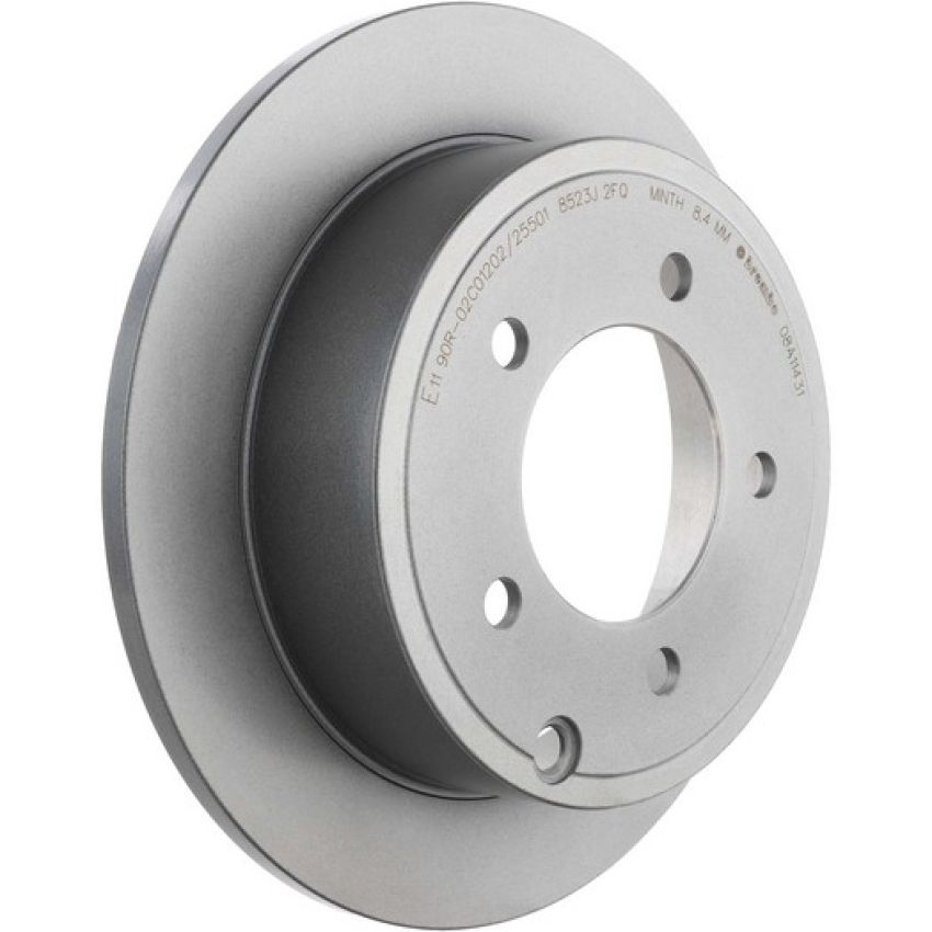 Brembo 08.A114.31 Brembo UV Coated Solid Brake Rotor