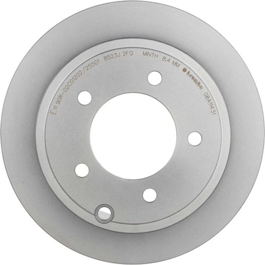 Brembo 08.A114.31 Brembo UV Coated Solid Brake Rotor