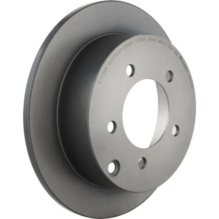 Brembo KT00970 Brembo ceramic brake pad and UV coated solid  brake disc kit