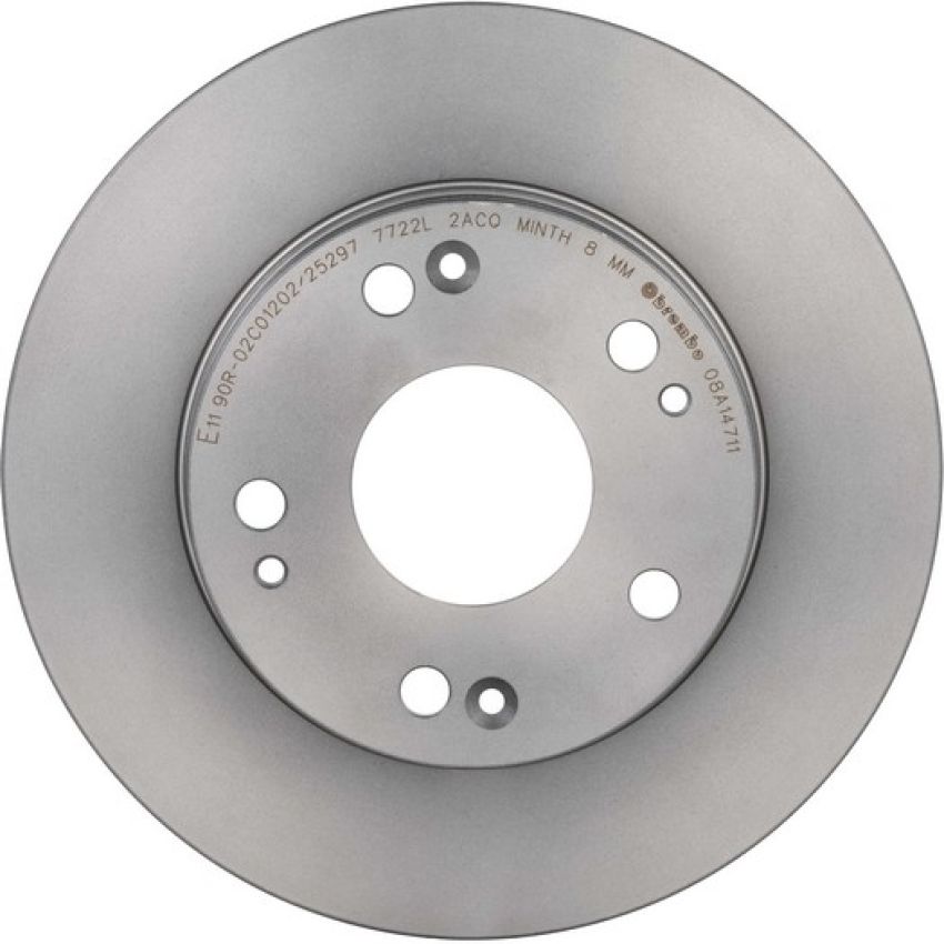 Brembo 08.A147.11 Brembo UV Coated Solid Brake Rotor