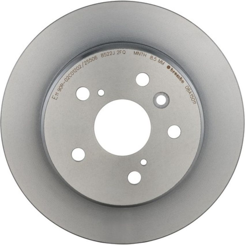 Brembo 08.A150.11 Brembo UV Coated Solid Brake Rotor