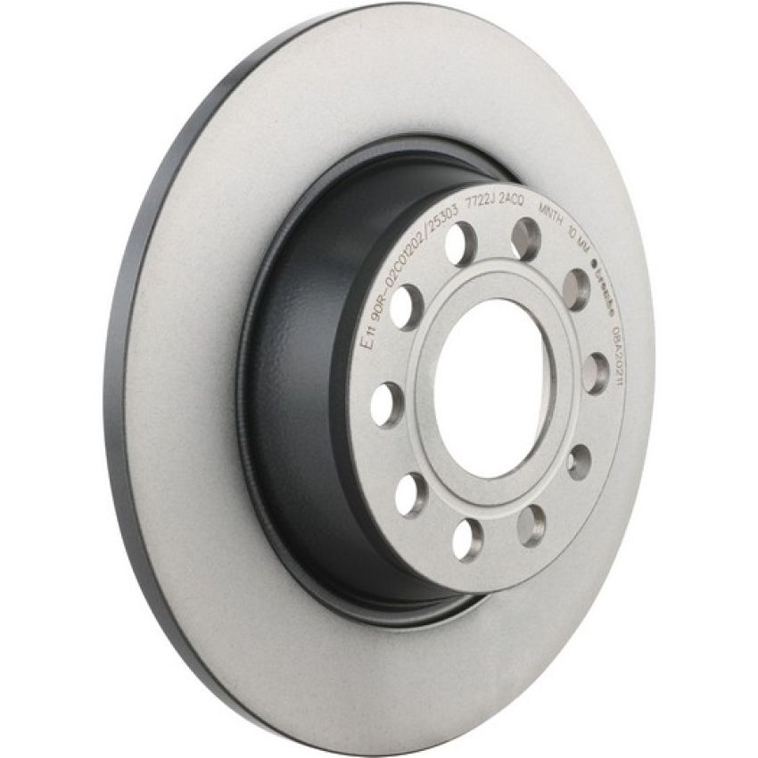 Brembo 08.A202.11 Brembo UV Coated Solid Brake Rotor