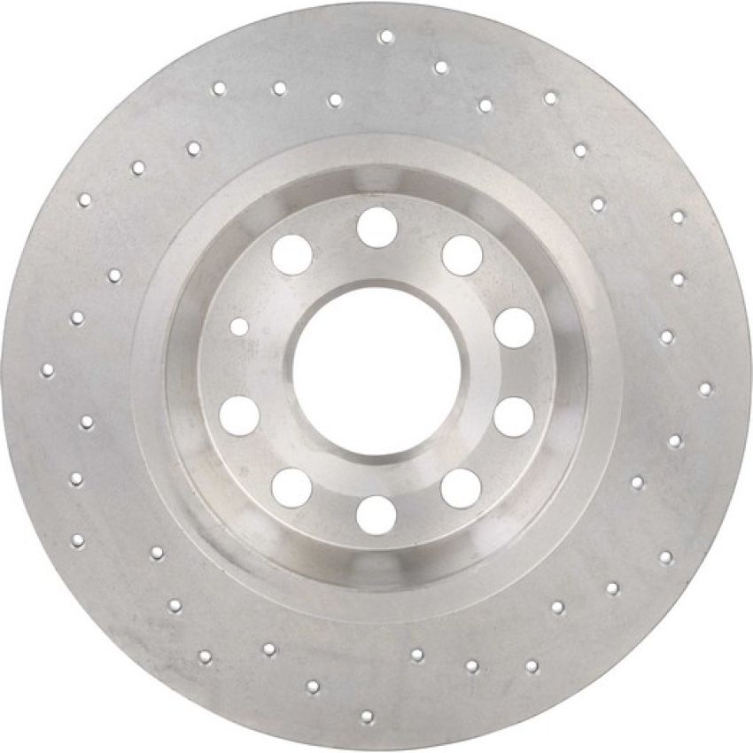Brembo 08.A202.1X Premium UV Coated Rear Xtra Cross Drilled Brake Rotor