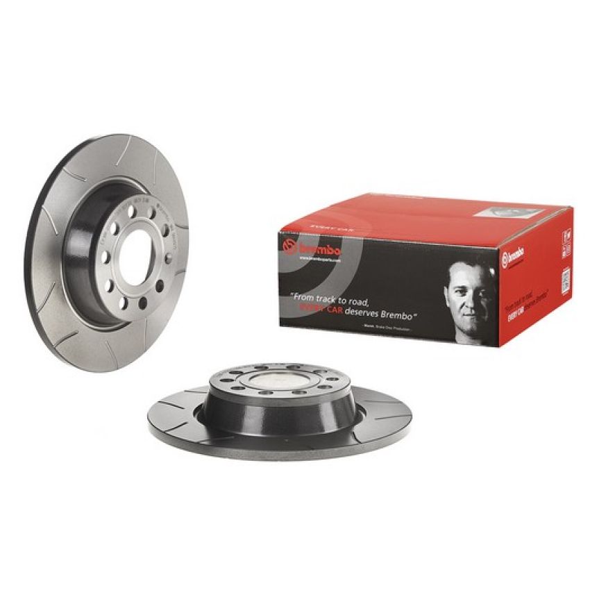 Brembo 08.A202.75 Premium Max Slotted UV Coated Rotor