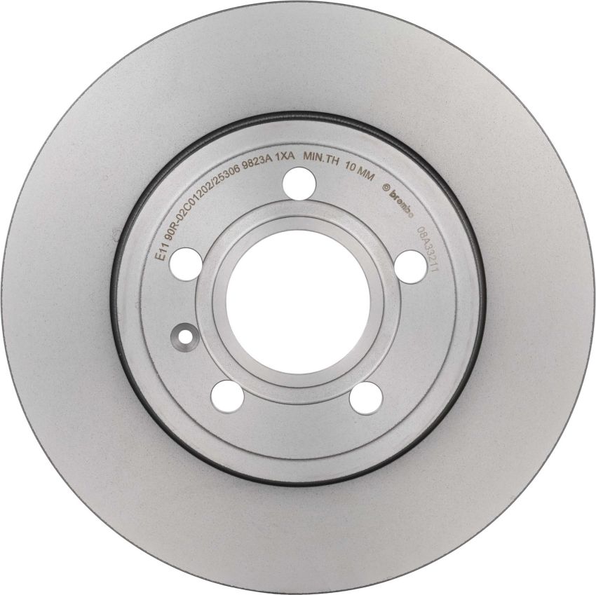 Brembo 08.A332.11 Brembo UV Coated Solid Brake Rotor