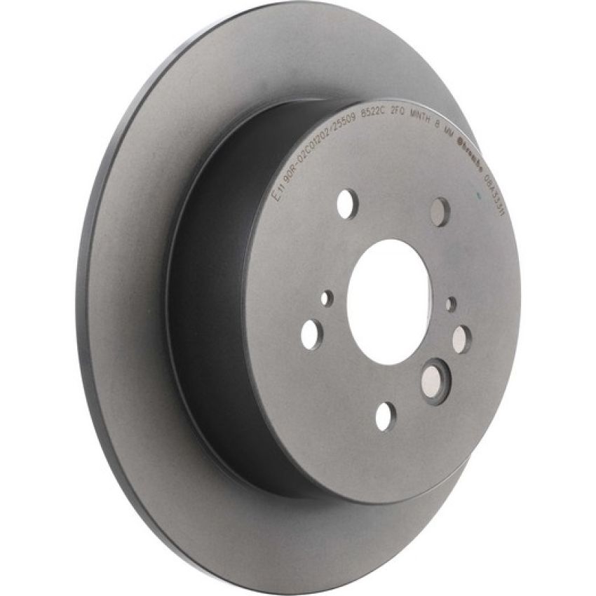 Brembo 08.A333.11 Brembo UV Coated Solid Brake Rotor