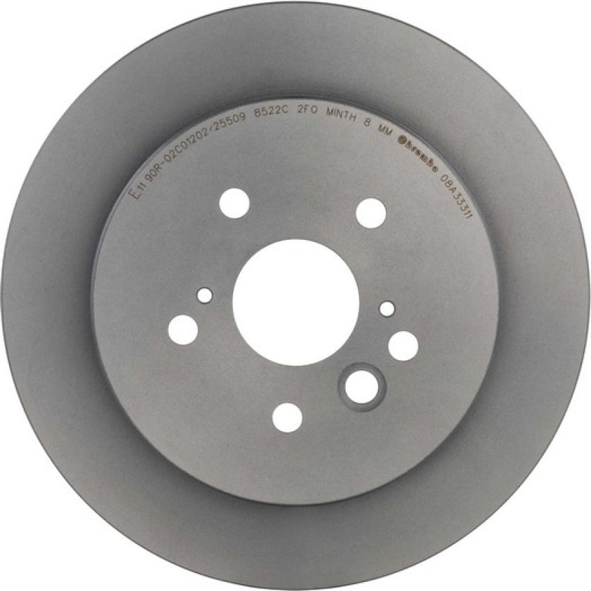 Brembo 08.A333.11 Brembo UV Coated Solid Brake Rotor
