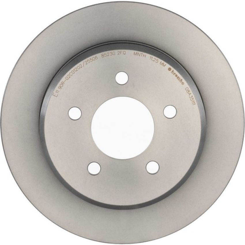 Brembo 08.A351.11 Brembo UV Coated Solid Brake Rotor