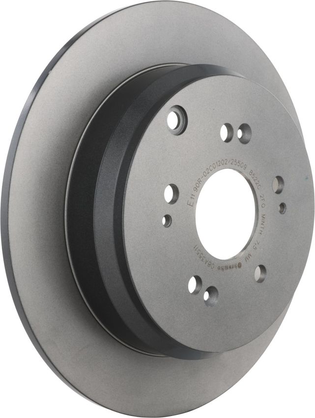 Brembo 08.A355.11 Brembo UV Coated Solid Brake Rotor