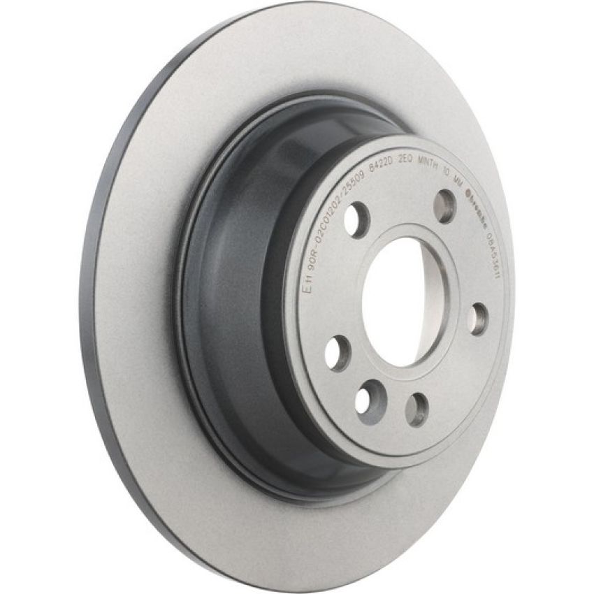 Brembo 08.A536.11 Brembo UV Coated Solid Brake Rotor
