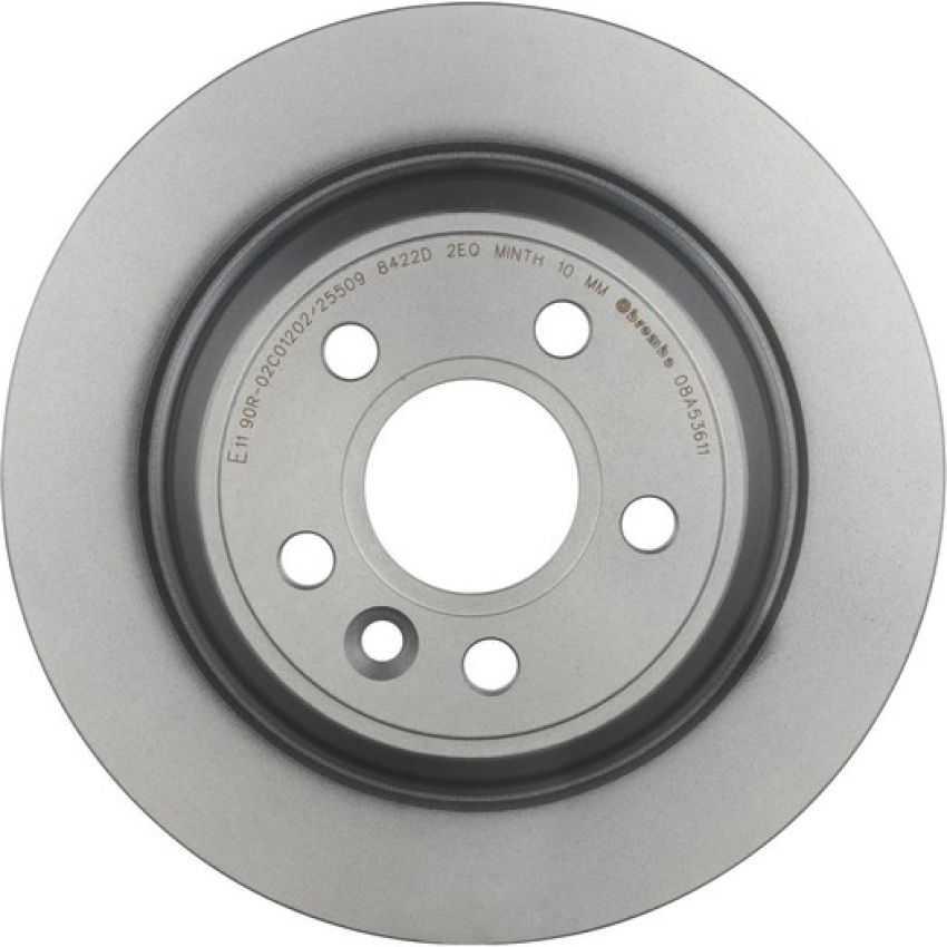 Brembo 08.A536.11 Brembo UV Coated Solid Brake Rotor