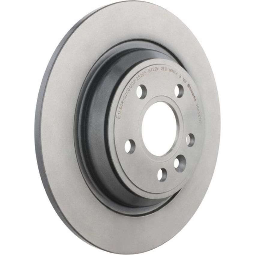 Brembo 08.A537.11 Brembo UV Coated Solid Brake Rotor