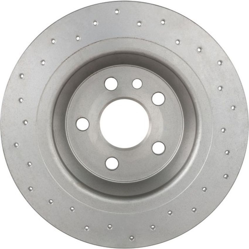 Brembo 08.A540.1X Premium UV Coated Rear Xtra Cross Drilled Brake Rotor