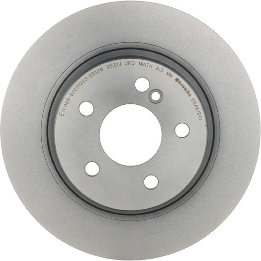 Brembo 08.A612.41 Brembo UV Coated Solid Brake Rotor