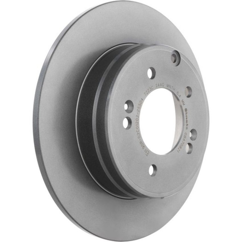 Brembo 08.A708.21 Brembo UV Coated Solid Brake Rotor