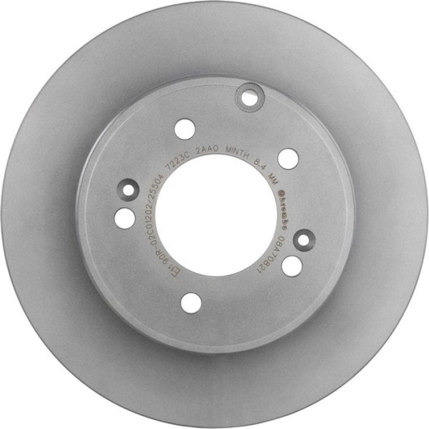 Brembo 08.A708.21 Brembo UV Coated Solid Brake Rotor