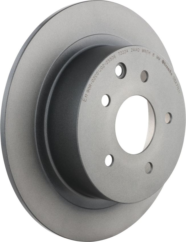 Brembo 08.A715.11 Brembo UV Coated Solid Brake Rotor