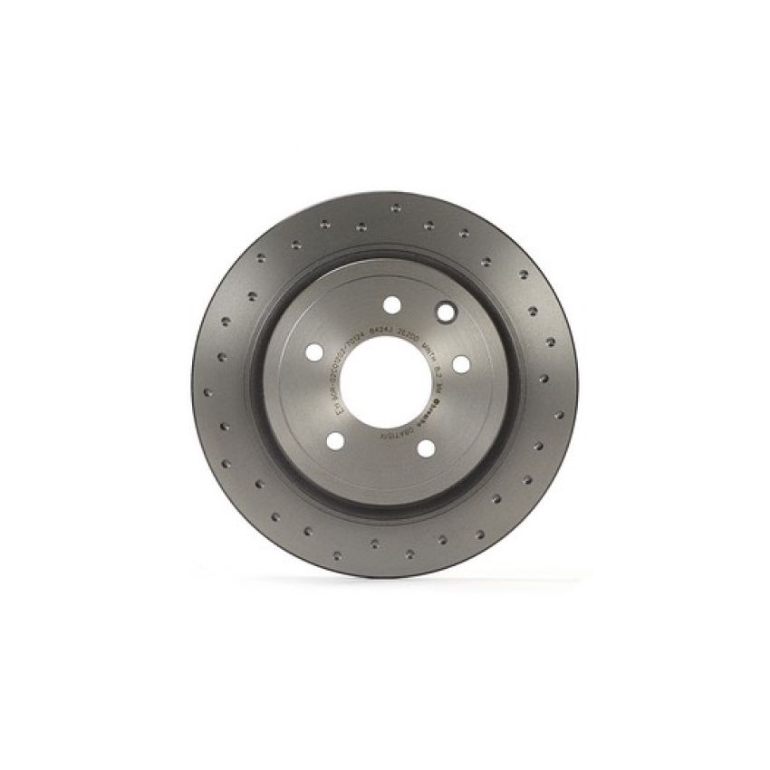 Brembo 08.A715.1X Premium UV Coated Xtra Cross Drilled Brake Rotor
