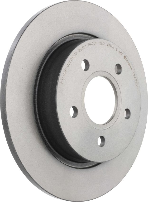 Brembo 08.A725.11 Brembo UV Coated Solid Brake Rotor