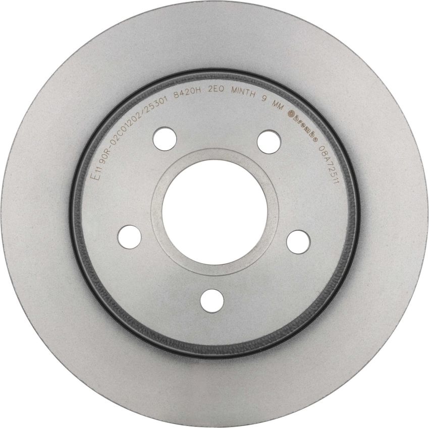 Brembo 08.A725.11 Brembo UV Coated Solid Brake Rotor