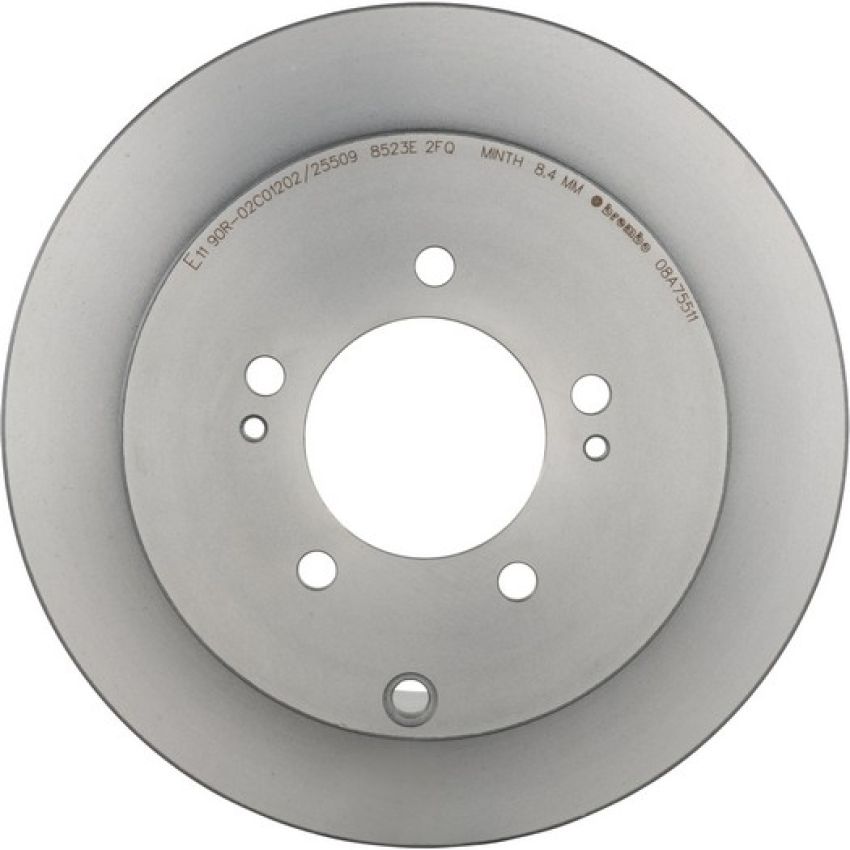 Brembo 08.A755.11 Brembo UV Coated Solid Brake Rotor