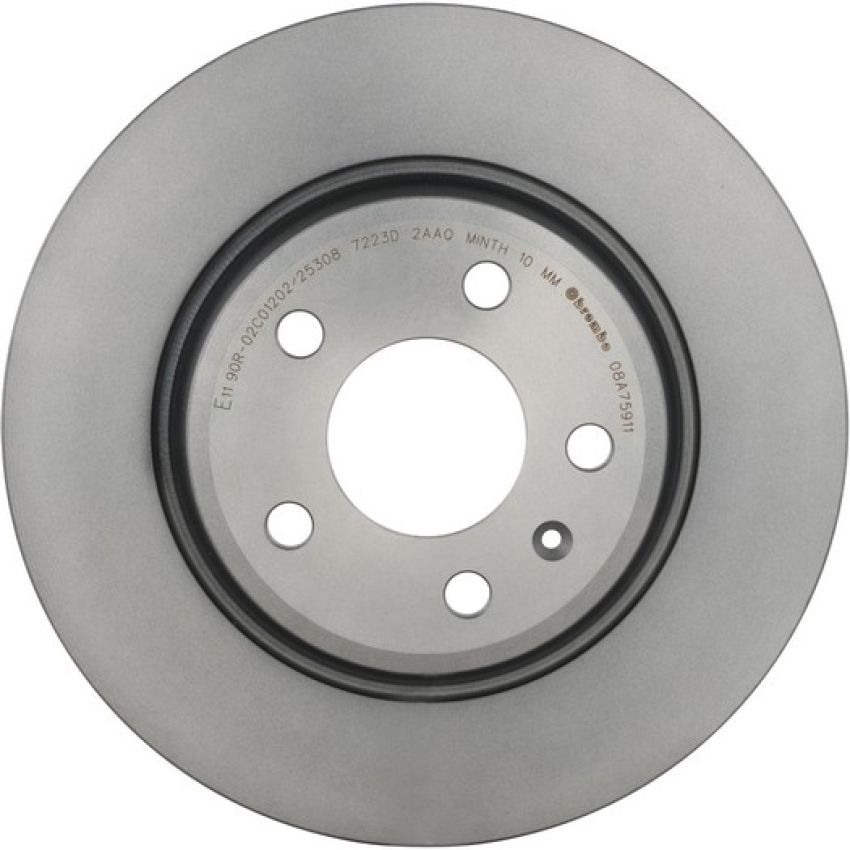 Brembo 08.A759.11 Brembo UV Coated Solid Brake Rotor