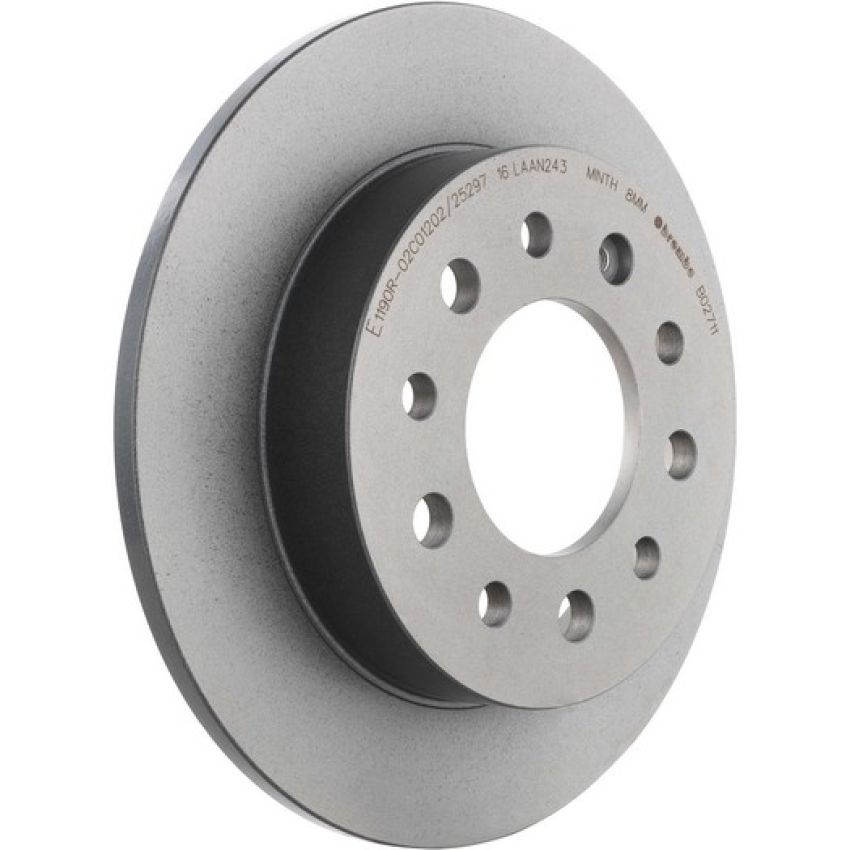 Brembo 08.B027.11 Brembo UV Coated Solid Brake Rotor