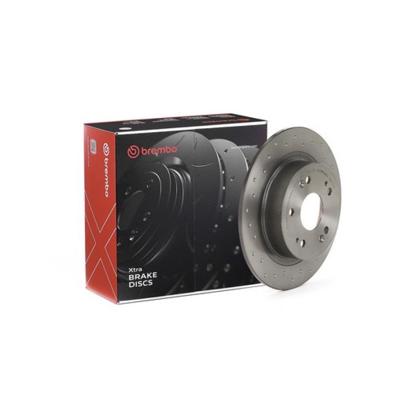 Brembo 08.B271.1X Premium UV Coated Xtra Cross Drilled Brake Rotor