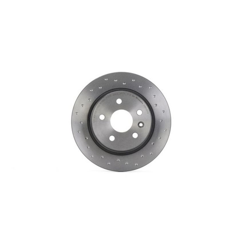Brembo 08.B357.1X Premium UV Coated Xtra Cross Drilled Brake Rotor