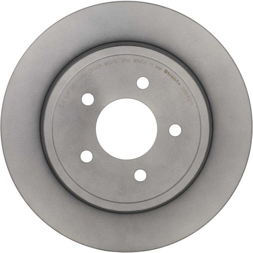 Brembo 08.B412.11 Brembo UV Coated Solid Brake Rotor