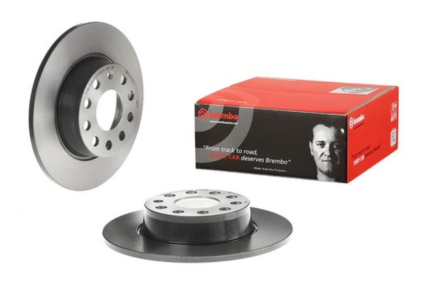 Brembo 08.B413.11 Brembo UV Coated Solid Brake Rotor