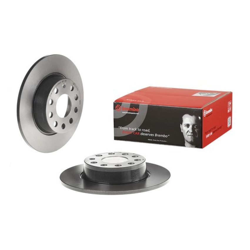 Brembo 08.B413.11 Brembo UV Coated Solid Brake Rotor