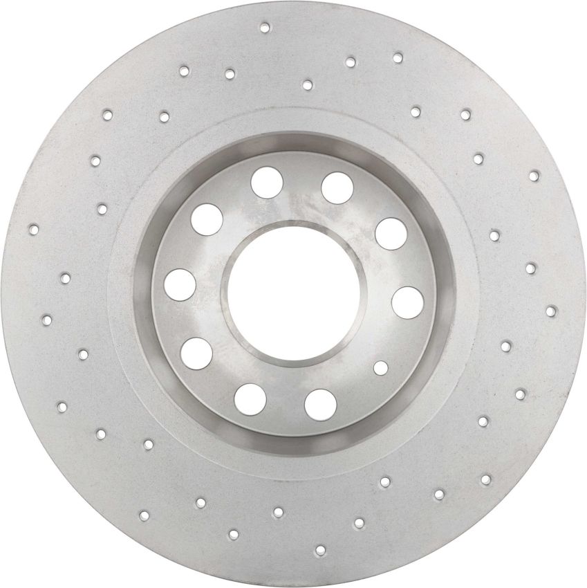 Brembo 08.B413.1X Premium UV Coated Rear Xtra Cross Drilled Brake Rotor