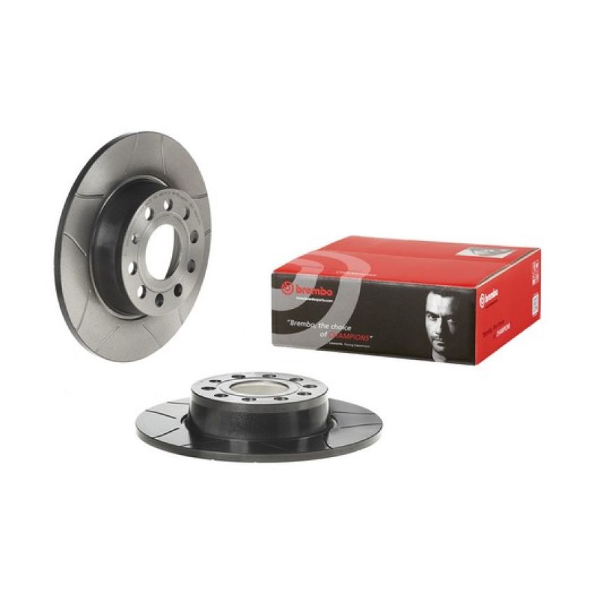 Brembo 08.B413.75 Premium Max Slotted UV Coated Rotor