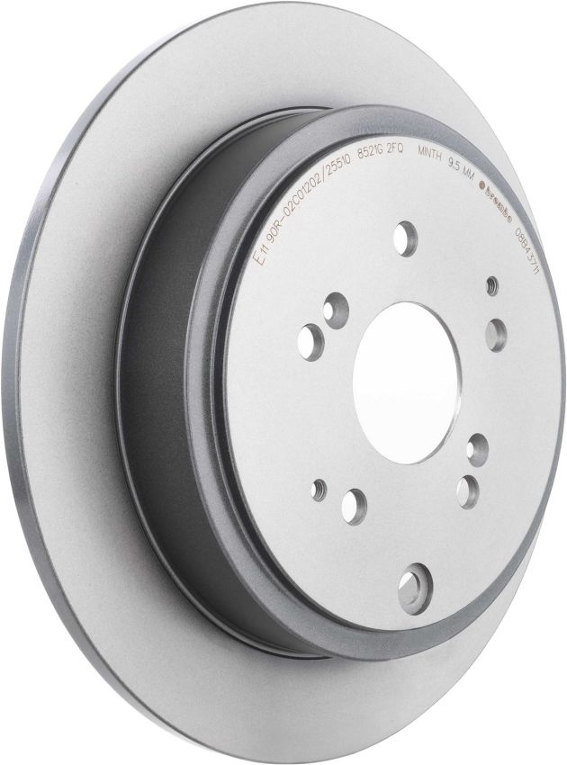 Brembo 08.B437.11 Brembo UV Coated Solid Brake Rotor