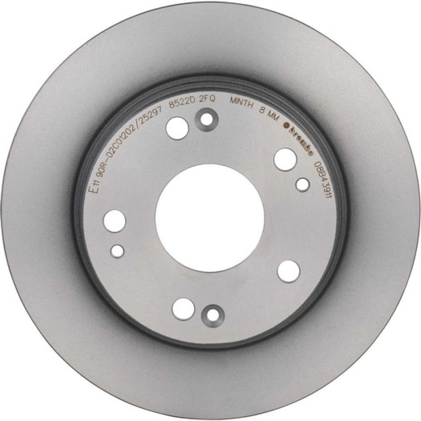 Brembo 08.B439.11 Brembo UV Coated Solid Brake Rotor
