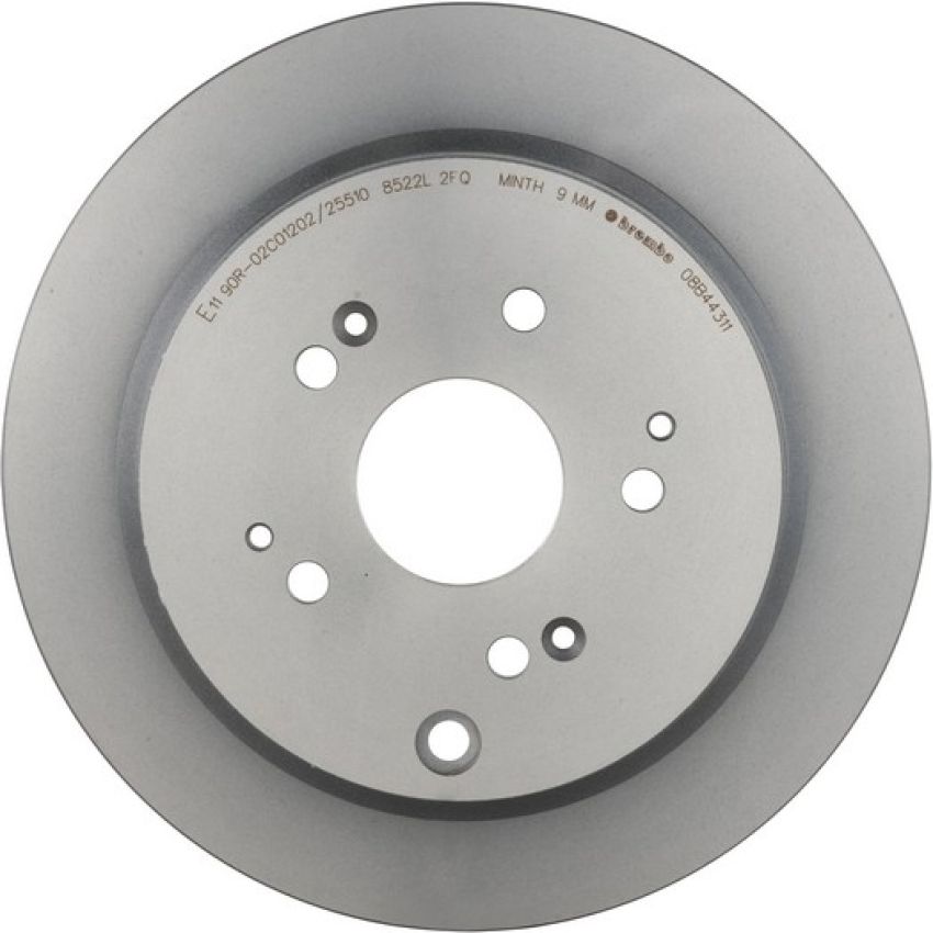 Brembo 08.B443.11 Brembo UV Coated Solid Brake Rotor