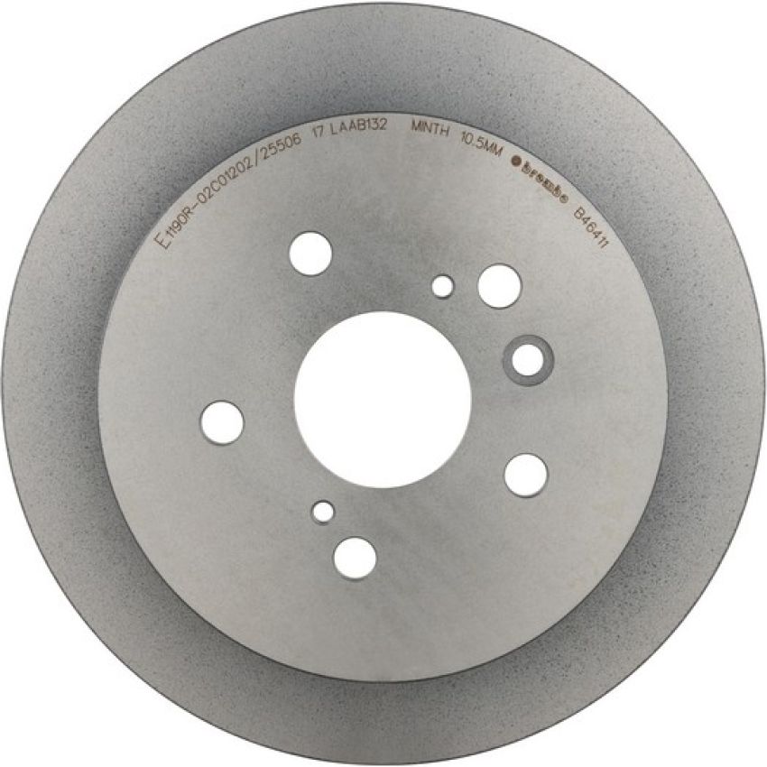 Brembo 08.B464.11 Brembo UV Coated Solid Brake Rotor