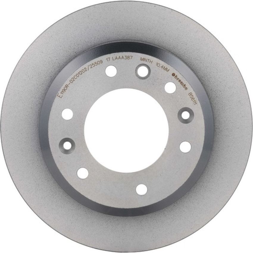 Brembo 08.B561.11 Brembo UV Coated Solid Brake Rotor