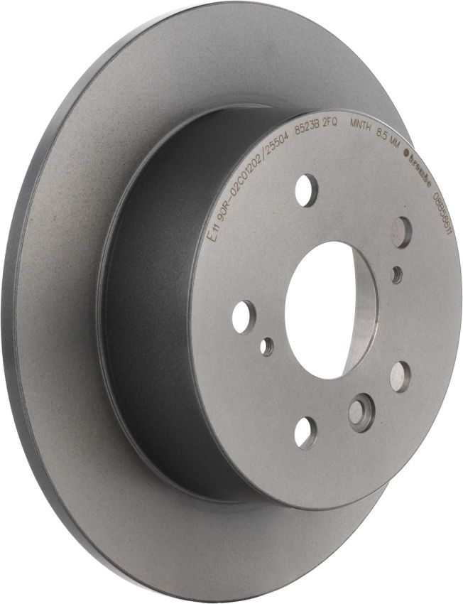 Brembo 08.B566.11 Brembo UV Coated Solid Brake Rotor