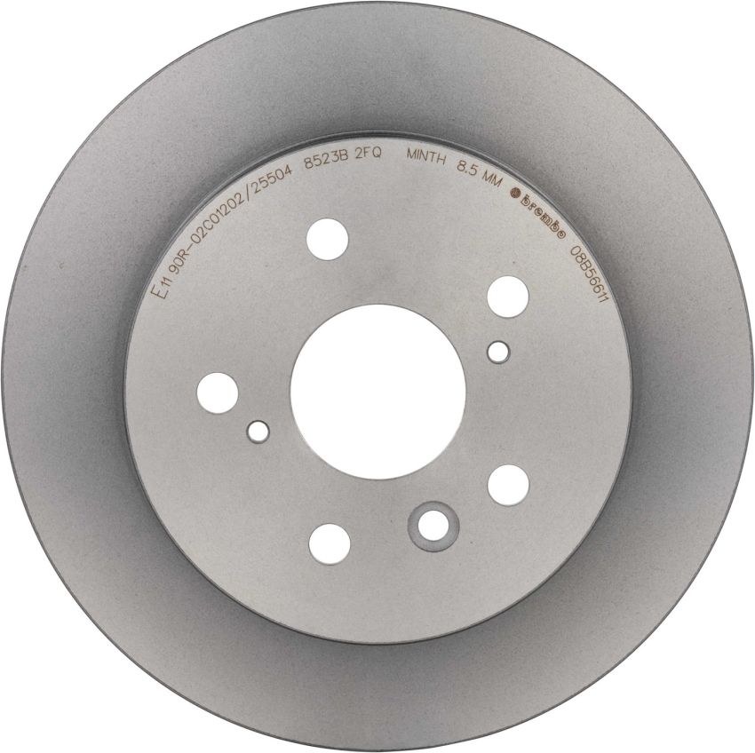 Brembo 08.B566.11 Brembo UV Coated Solid Brake Rotor