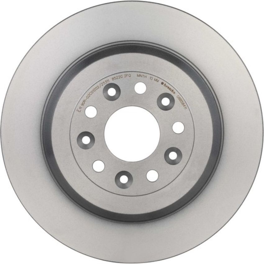 Brembo 08.B584.11 Brembo UV Coated Solid Brake Rotor