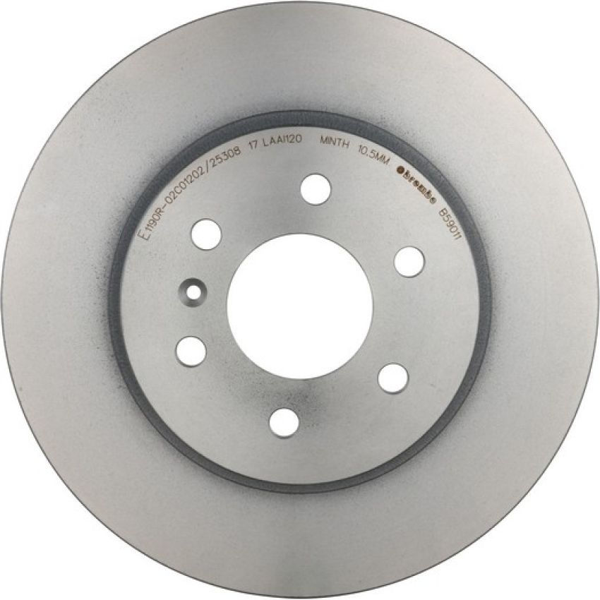 Brembo 08.B590.11 Brembo UV Coated Solid Brake Rotor