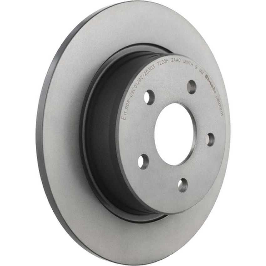 Brembo 08.B601.11 Brembo UV Coated Solid Brake Rotor